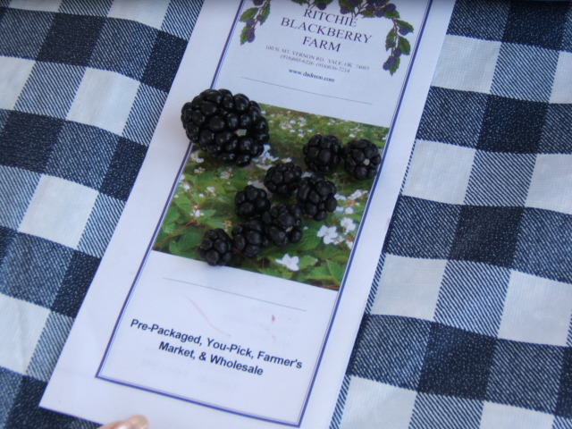 Compare size to native blackberries 